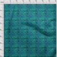 thumbnail image 3 of oneOone Cotton Silk Green Fabric Batik Fabric For Sewing Printed Craft Fabric By The Yard 42 Inch Wide, 3 of 4