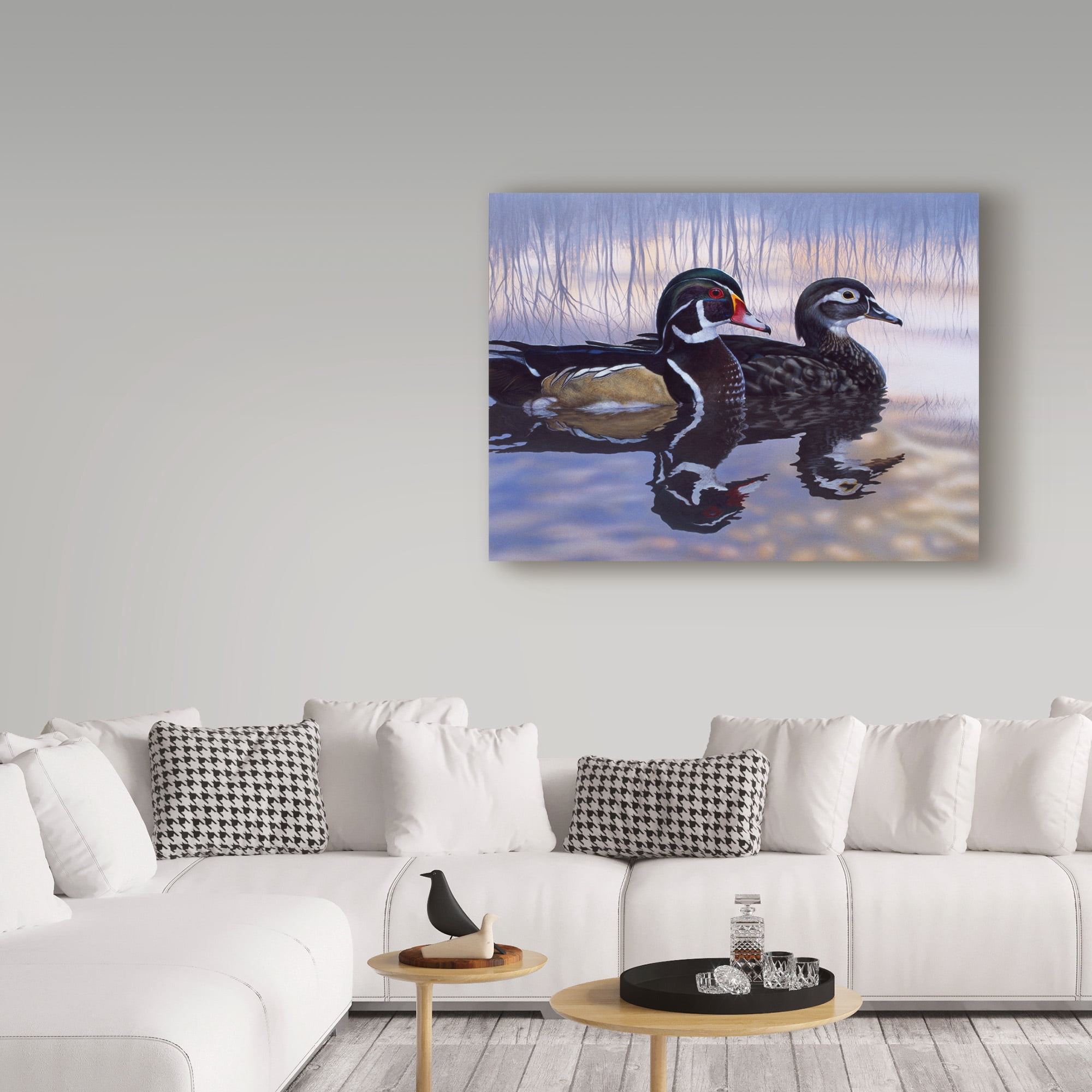 Trademark Fine Art 'Just Ducky' Canvas Art by Rusty Frentner