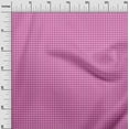 thumbnail image 3 of oneOone Cotton Poplin Twill Fuschia Pink Fabric Checks Dress Material Fabric Print Fabric By The Yard 56 Inch Wide, 3 of 4
