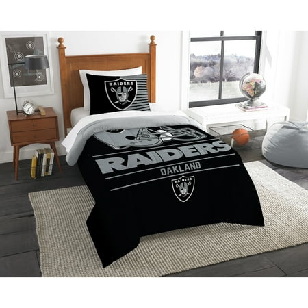 Nfl Oakland Raiders Draft Bedding Comforter Set Walmart Com