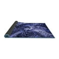thumbnail image 2 of Ahgly Company Indoor Square Oriental Blue Industrial Area Rugs, 7' Square, 2 of 4