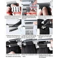 thumbnail image 5 of Aorsher 6D Hair Extensions Human Hair 10 Row Fast No Trace First Generation Hair Extension Hidden Straight Hair Extension 1 Row 10 Bundles, Black 12inch Blonde, 5 of 12