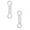 White, variant on VMWMSSR Handmade Macrame Cotton Towel Strap 9.84", Dual Natural Wood Rings Boho Towel Holder, No Drill Hanging Towel Ring For Kitchen Bathroom Farmhouse Decor(Grey-1PCS)