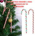 thumbnail image 5 of 48Pcs Christmas Plastic Fake Candy Canes Twisted Toy Crutch for Christmas Tree Hanging Decorations, 5 of 5