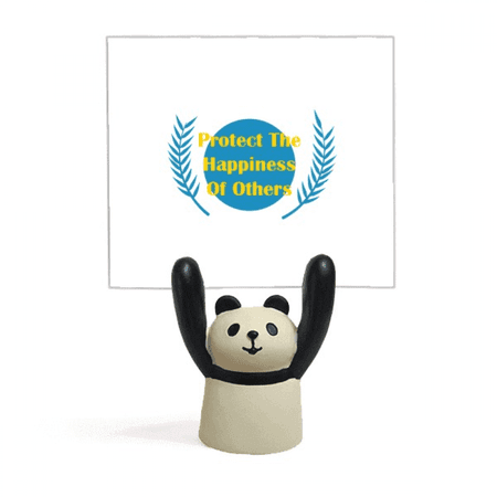Jianjun Country Protects Happiness Memo Holder Cartoon Animal Panda Stand Decoration