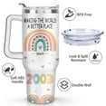 thumbnail image 6 of 21st Birthday Gifts Cup, 40 Oz Stainless Steel Tumbler with Handle & Straw, 21 Year Old Birthday Gifts for Girls Coffee Mug, 21st Birthday Decorations for Girls, Happy 21st Birthday Gifts for Girls, 6 of 6