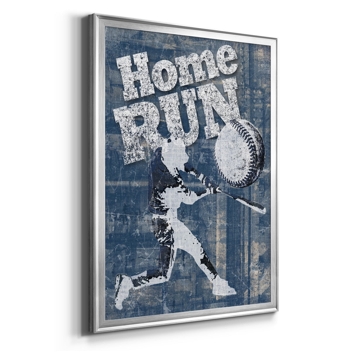 Home Run Hitter Premium Framed Print - Ready to Hang