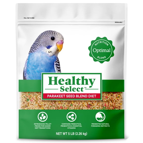 Healthy Select Parakeet Seed Blend Diet 5 lbs.