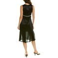 thumbnail image 2 of 3.1 Phillip Lim womens  Mixed Media Silk Midi Dress, 4, Black, 2 of 3