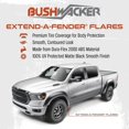 thumbnail image 3 of Bushwacker Fender Flare 50036-02 Extend-A-Fender; 1-3/4 Inch Tire Coverage; Matte Black; Dura-Flex 2000 ABS Smooth Plastic; 4-3/4 Inch Flare Height; Set Of 2, 3 of 7