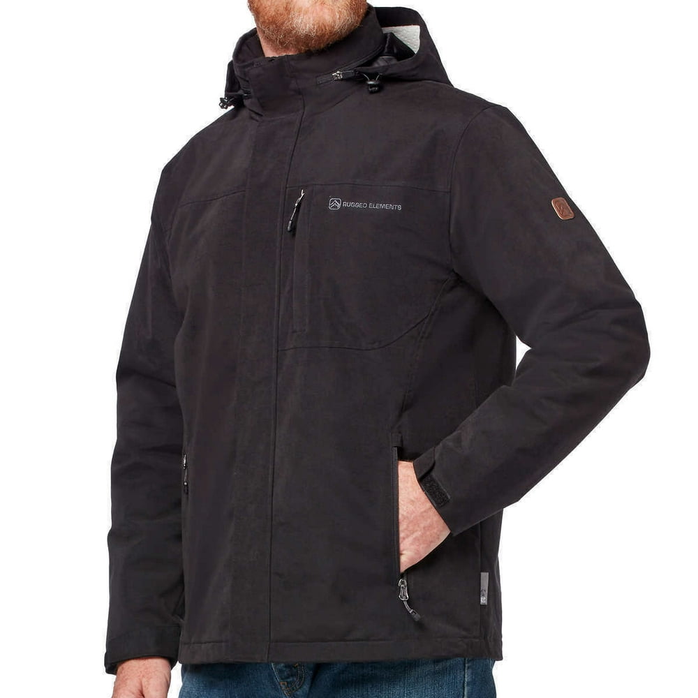 Free Country - Rugged Elements Men's Fleece Lined Hooded Trek Jacket ...