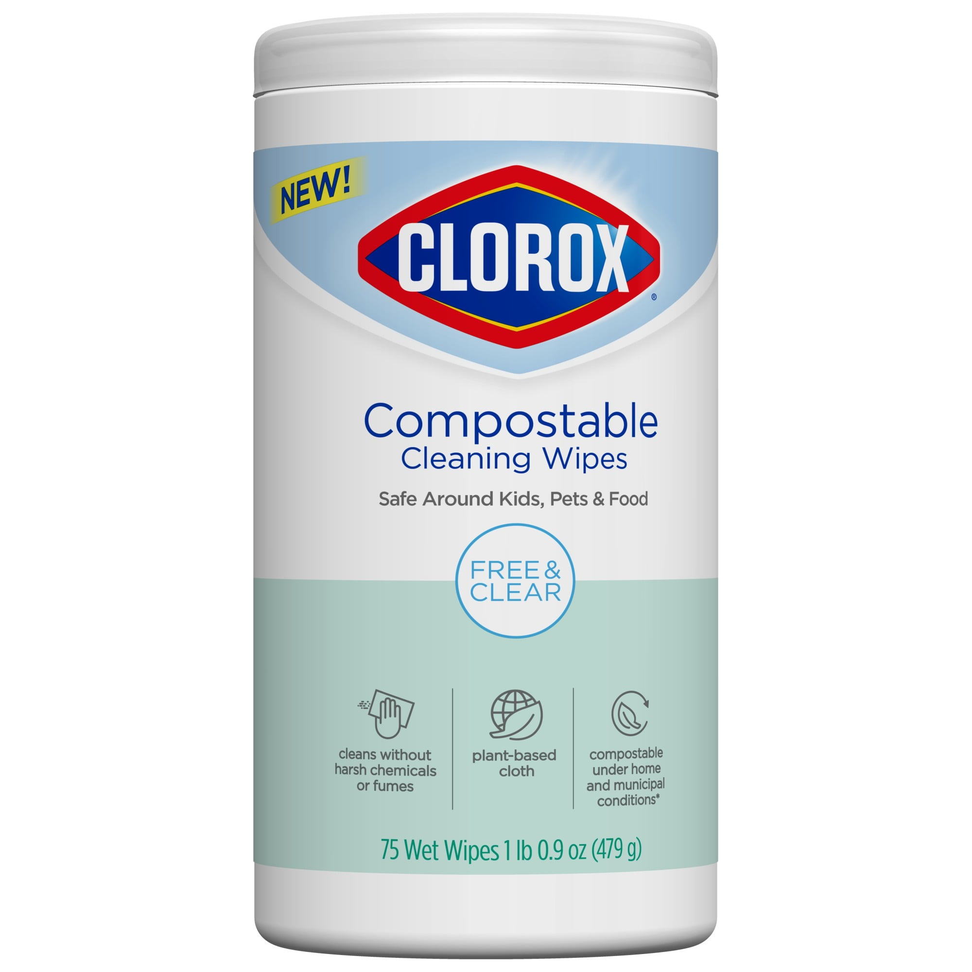 Clorox Compostable Cleaning Wipes All Purpose Wipes