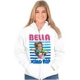 thumbnail image 4 of XOMG POP Music Fan Bella Cartoon Women Plus Size Zipper Hoodie Brisco Brands 3X, 4 of 5