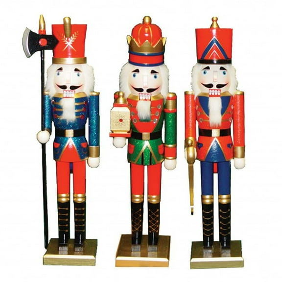 24 inch King, Guard, Soldier, Set of 3 - orange
