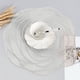 thumbnail image 4 of CaiYueKe European Style Rose PVC Placemat - 15 Inch Round Heat Insulating Vinyl Dining Mat with Lace Embossed Design, Non-slip Washable Table Setting for Hotel Restaurant Home Decor, 4 of 7