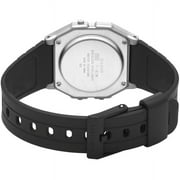Casio Mens Casual Digital Black Resin Sport Watch, Silver Case F91WM-7A