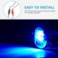 thumbnail image 5 of 2Pcs Marine LED Lights for Courtesy Cabin, 3 Inch Round Navigation Lights 12V Waterproof, Blue, 5 of 8