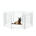 thumbnail image 5 of Holaki Dog Playpen Indoor 32 inch 8 Panels Metal Dog Pen Pet Dog Fence Outdoor Exercise Pen with Doors, Heavy Duty Dog Fence Puppy Pen for Large Medium Small Dogs Indoor Outdoor Foldable Pet Exercise, 5 of 15