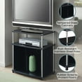 thumbnail image 4 of Convenience Concepts Designs2Go 27" TV Stand with Cabinet in Black Wood, 4 of 6