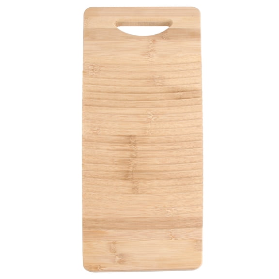 HEALEEP 1Pack Khaki Rectangular Bamboo Washboard for Garment Washing 11.8x6.7x0.6in