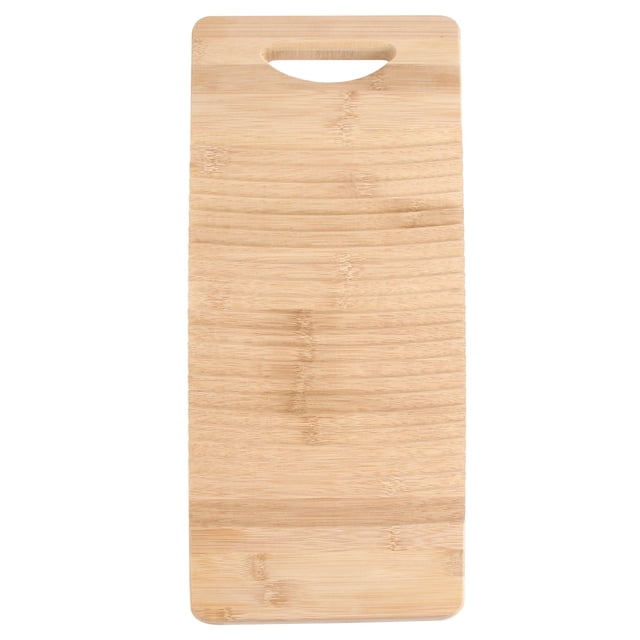 GOOHOCHY 1Pcs Mini Washing Board Bamboo Khaki Traditional Design Home Use