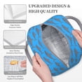 thumbnail image 3 of Easygdp Cute Shark Bolsa de Almuerzo Insulada Grande, Forro de Aluminio, Diseño Espacioso, a Prueba de Fugas, Ideal para Trabajo, Picnics, Viajes y Actividades al Aire Libre, 3 of 6