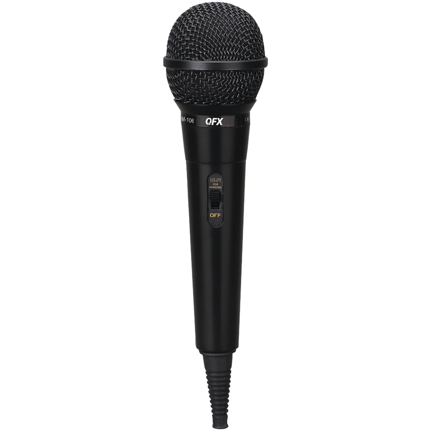 QFX M-106 Unidirectional Dynamic Microphone with 10-foot Cable