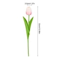 thumbnail image 4 of HWRETIE Artificial Tulips 7 Colors,touch Faux Flowers for Home,Wedding,Floral Arrangement,Mini Singles, 4 of 6