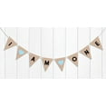 thumbnail image 5 of Inkdotpot Pre-Assembled Bunting Flags I Am One Birthday Rustic Kraft Bunting Pennant Wall Decor Birthday Banner DIY Party Supplies, 5 of 8