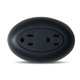 thumbnail image 1 of Contacto Duplex Americano Veto Negro 15A, 1 of 3