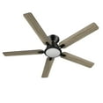 thumbnail image 2 of 52" 5-Blade Low Profile DC Modern Ceiling Fan with Dimmable LED Light and Remote Control, 2 of 8