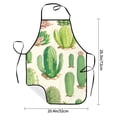 thumbnail image 2 of Fuzoiu Cactus And Succulent Print Kitchen Cooking Aprons,Kitchen Cooking BBQ Aprons,Chef Apron with 2 Pockets for Men Women,Art Aprons for Painting Pottery Ceramics, 2 of 7