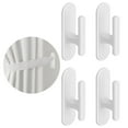 thumbnail image 2 of 4 Pieces Home and Office Blind Cord Winder Safety Adhesive Window Curtain Drapery Blind String Holder Hooks Wrap Cleats, 2 of 8