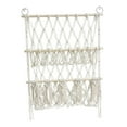 thumbnail image 2 of Red de animales de peluche, organización de hamacas, macramé bohemio para colgar en la pared, soporte organizador suave tejido a mano para dormitorio, estilo B mayimx Red de hamaca rellena, 2 of 9
