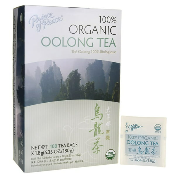 Prince of Peace 100% Organic Oolong Semi-Fermented Tea, 100 Ct - image 3 of 4