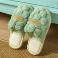 thumbnail image 5 of XIMIN Women's Fuzzy Slip-On Scuff Slippers Non Slip Plush Soft Comfy Memory Foam Non-slip Indoor House Shoes Cute Shoes Warm Cozy Lightweight Comfy Slippers, 5 of 8