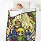 thumbnail image 5 of Manta con estampado multicolor, manta de franela súper suave, ligera y esponjosa, manta de cama de felpa Zelda y Link, 5 of 8