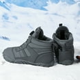 thumbnail image 5 of Men's & Women's Snow Boots with Quick-Lock Rotary Buckle System - Waterproof, Anti-slip Insulated Winter Boots for Skiing & Hiking, Wide Width Available, Faux Fur Lined for Extreme Warmth, 5 of 10