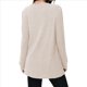 thumbnail image 4 of Camisas de Larga para Mujer, Suéteres Largos con Bolsillos, Túnicas Holgadas Albaricoque M, 4 of 5