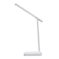 thumbnail image 1 of Lámpara de mesa plegable LED con carga USB, protección para los ojos, lámpara de escritorio con control táctil para dormitorio, oficina, estudio, color blanco marfil (recargable), 1 of 8