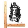 thumbnail image 2 of Lord Shiva Hindu God large 8.25" temporary arm tattoo, 2 of 4
