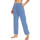 thumbnail image 3 of TaTaai Women's Loose Fit Yoga Pants with Pockets High Waist Stretchy Long Pants Casual Athletic Lounge Bottoms Tummy Control Non See Through Relaxed Fit Gift, 3 of 7