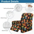 thumbnail image 5 of HELLHERO Lazy Boy Chair Covers for Reclining Chair Skull Flower Print Recliner Stretch Sofa Slipcover Dust-proof Furniture Protectors for Reclining Sofa, 5 of 8