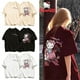 thumbnail image 4 of Camisetas casuales holgadas de manga corta con estampado de dibujos animados de Hello Kitty de Sanrio para niñas lindas Y2k Summers Hip-hop, 4 of 5