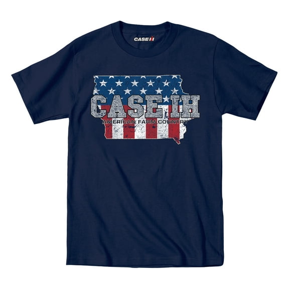 Case IH - Country Patriotic IA - Men's Short Sleeve Graphic T-Shirt