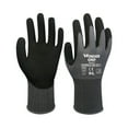 thumbnail image 1 of Guantes de trabajo con revestimiento de PU, paquete de 12 pares, ideales para trabajos livianos y seguridad, 1 of 8