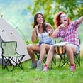 thumbnail image 6 of 600D Oxford Camping Chair Portable Foldable Chair Supports 220 lbs for Picnic, Fishing, Backpacking Green and White Christmas Tree, 6 of 8