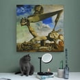 thumbnail image 4 of Salvador Dali Impresión Pintura Premonición de la Guerra Civil Regalos Lienzo Pintura Póster Arte de Pared Impresiones Imagen Decorativa Decoración Moderna 12x12 pulgadas (30x30 cm), 4 of 5