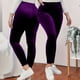 thumbnail image 1 of Karight Women's High Waist Velvet Elastic Leggings Velvet Warm Yoga Pants Buttery Soft Velour Leggings, 1 of 5