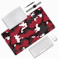 thumbnail image 2 of DouZhe Large Mouse Pad, Abstract Modern Camo Non-Slip Waterproof Rubber Keyboard Office Desk Pads Mousepad, 29.5 x 15.8 inches 3mm Thick, 2 of 7